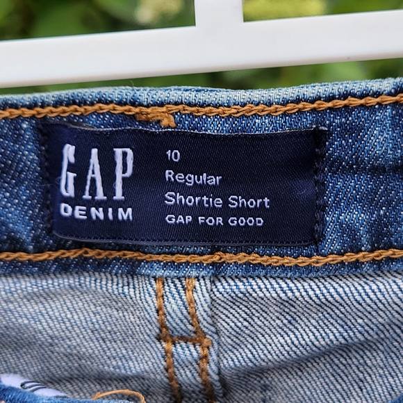 Gap denim Shorty Shorts size 10 - Picture 5 of 7